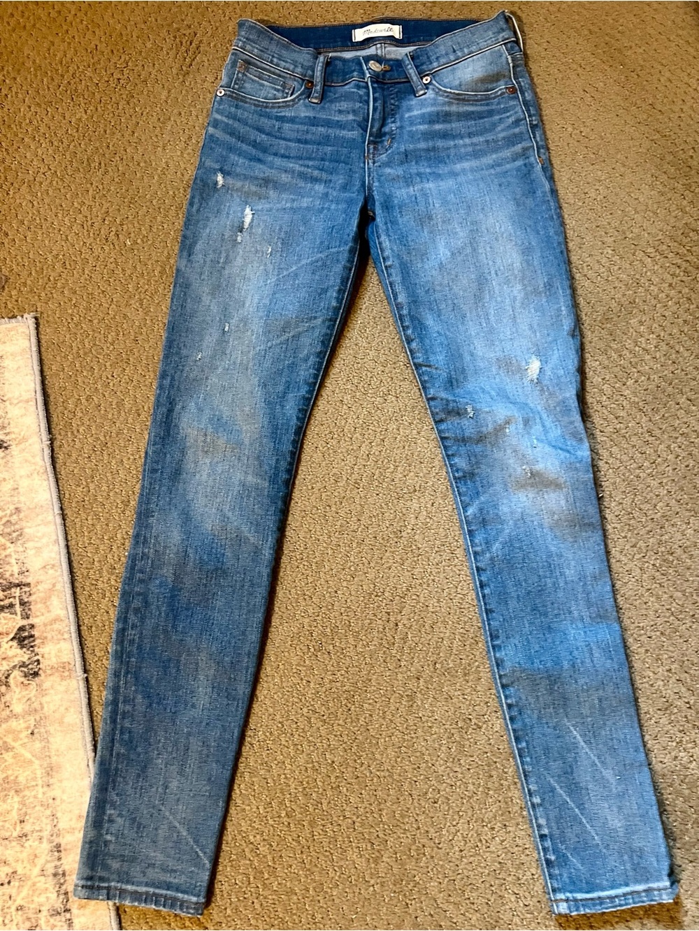 Madewell Skinny Jeans - Medium Blue Wash